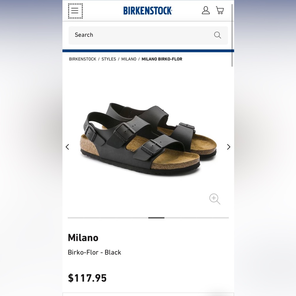 Birkenstock Milano Birko-Flor in Black